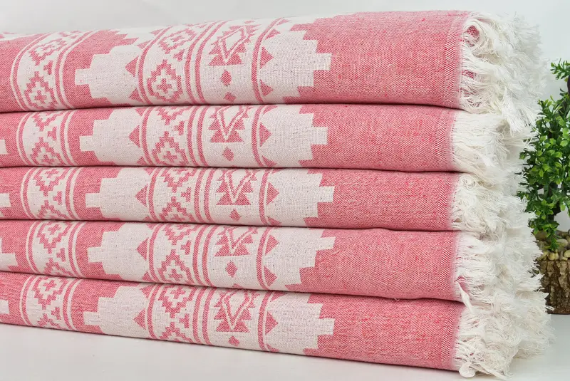 Halloween Blanket, Bridesmaid Proposal Gift, Woven Blanket, Turkish Beach Blanket, 86x56 Cotton Kilim Towel, Tablecloth, Bachelorette Party Favors - 4