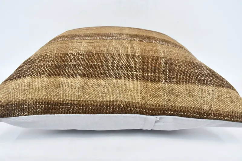 Pillow for Couch, Vintage Kilim Pillow, Ethnic Pillow Cover Pillow Case, Boho Pillow Sham Cover, Pillow, 28x28 Brown Cushion - 6