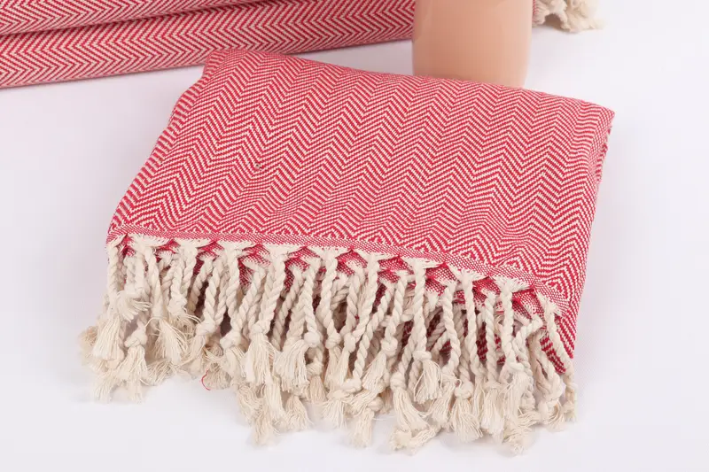 Gifts For Him, Housewarming Gift, Family Gift, Monogram Beach Towel, Girl Trip Party Favor, 70x40 Cotton Herringbone Towel, Custom Beach Towels - 5