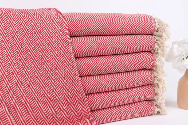 Gifts For Him, Housewarming Gift, Family Gift, Monogram Beach Towel, Girl Trip Party Favor, 70x40 Cotton Herringbone Towel, Custom Beach Towels - 1