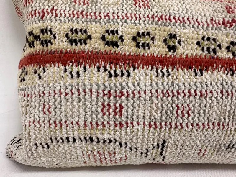 12x48 Beige Cushion Cover, Pillow Cover, Ethnic Throw Pillow, Home Decor Pillow, Kilim Cushion Sham, Tapestry Cushion Case, Interior Designer Pillow - 4