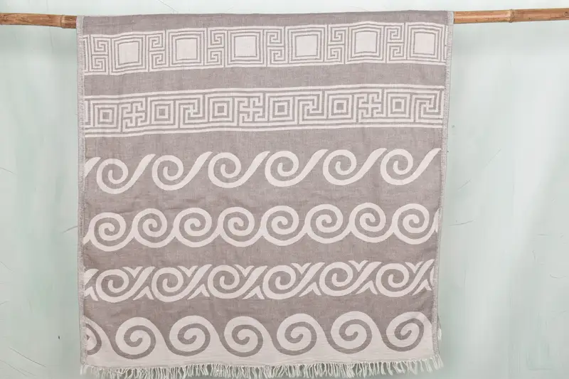 Custom Gifts, Quick-Dry Beach Towel, Spa Towel, Housewarming Gift, 70x36 Cotton Patterned Towel, Large Turkish Towel, Turkish bath towel - 1