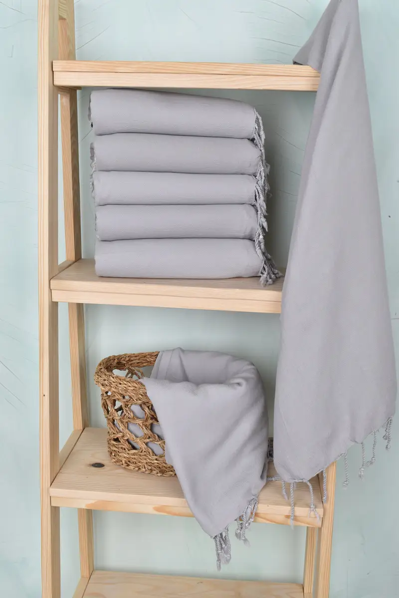 Quick-dry peshtemal, 64x40 Cotton Stonewashed Towel, Turkish towel bulk order for wedding gifts, Bridal Party Gifts, Custom Beach Towel, Fouta towel - 3