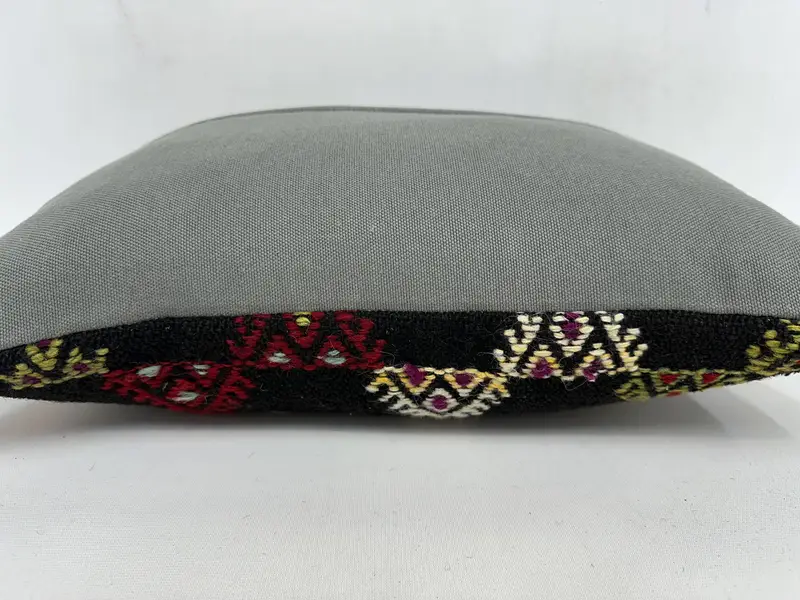 Kanepe için yastık, 12x20 kahverengi yastık kılıfı, yastık kılıfı, Ikat yastık, etnik Kilim halı yastığı, ev dekor yastığı, nötr yastık kutusu - 7