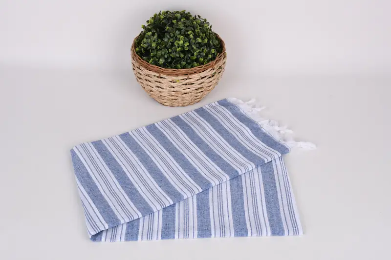 Bridesmaid Gifts, Turkish towel, Turkish Towel Bulk, Boyfriend Christmas Gift, Fouta towel, Scarf Towel, 70x40 Cotton Striped Towel, Summer Towel - 4