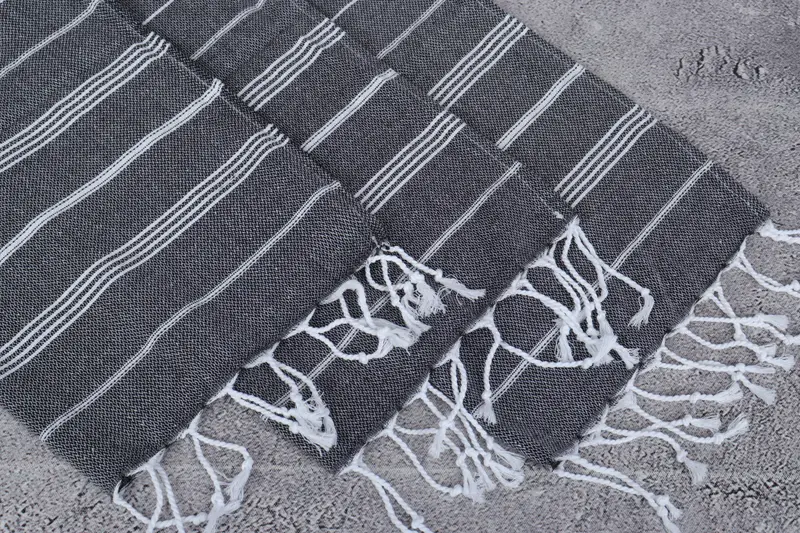 Monogrammed Hand Towel, Bachelor Party Gifts, 38x18 Cotton Striped Towel, Personalized Dish Towel, Wedding Gift Kitchen Towel, Wedding Favors - 5