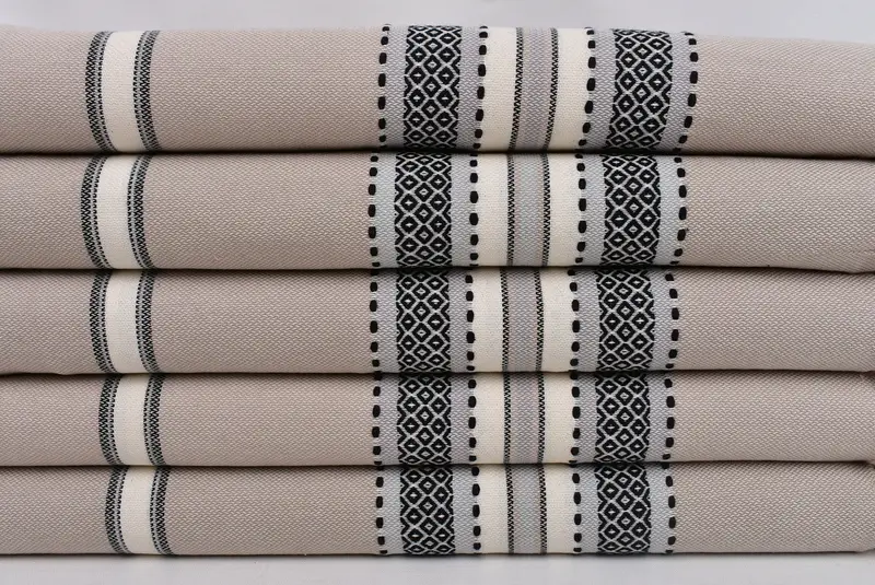 70x40 Cotton Striped Towel, Lightweight Turkish towel, Authentic Turkish hammam peshtemal, Bachelorette Gifts, Bride Gift, Wedding Gifts Towel - 2