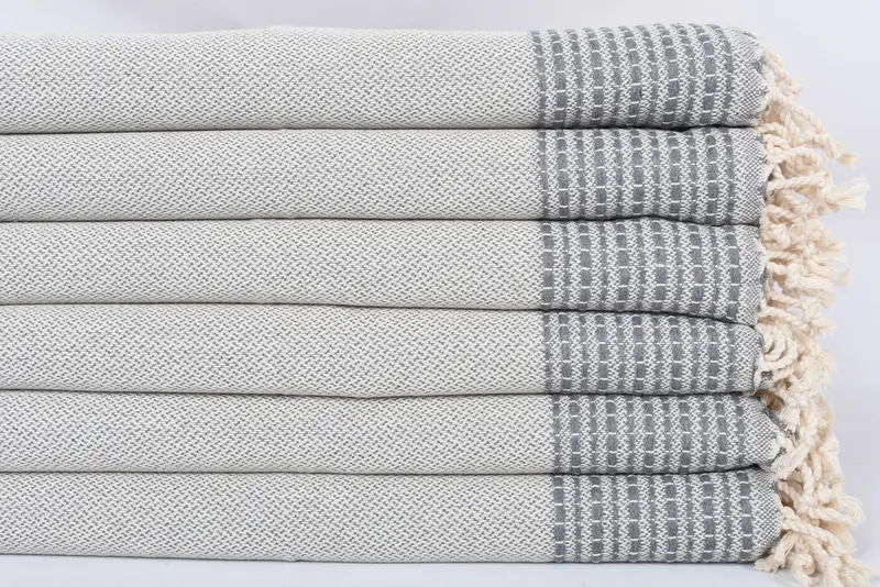 Gift For The Home Decor, Turkish Hand Towel, Turkish Tea Towel, 40x20 Cotton Striped Towel, Unique Gift, Beach Theme Wedding Gift, Custom Hand Towel - 3