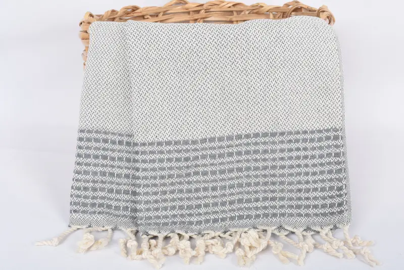 Gift For The Home Decor, Turkish Hand Towel, Turkish Tea Towel, 40x20 Cotton Striped Towel, Unique Gift, Beach Theme Wedding Gift, Custom Hand Towel - 5