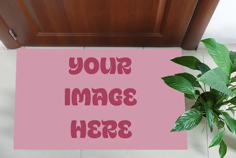 Elegante alfombra estampada personalizada: diseño personalizado y tejido premium