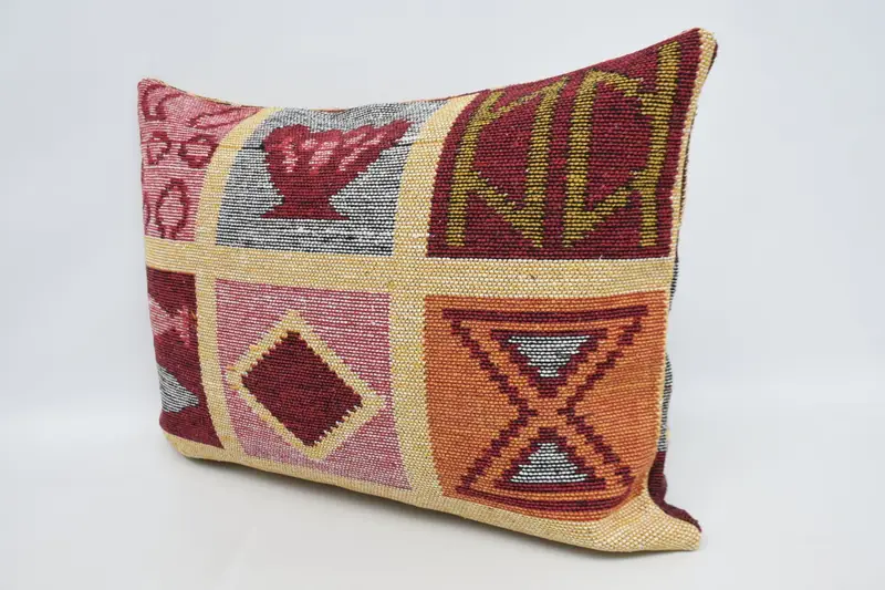 20x28 Red Cushion Case, Authentic Cushion Case, Southwestern Pillow, Cushion, Pillow for Couch, Home Decor Pillow, Boho Pillow Sham Cover - 4