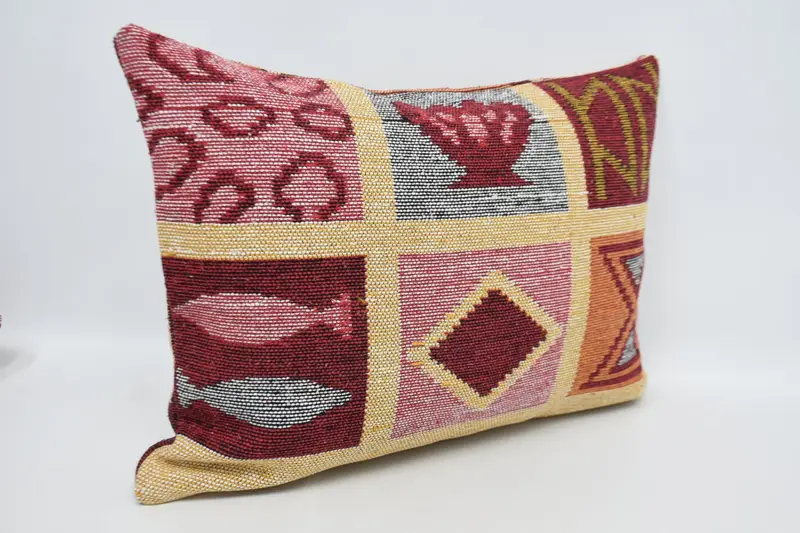 20x28 Red Cushion Case, Authentic Cushion Case, Southwestern Pillow, Cushion, Pillow for Couch, Home Decor Pillow, Boho Pillow Sham Cover - 3