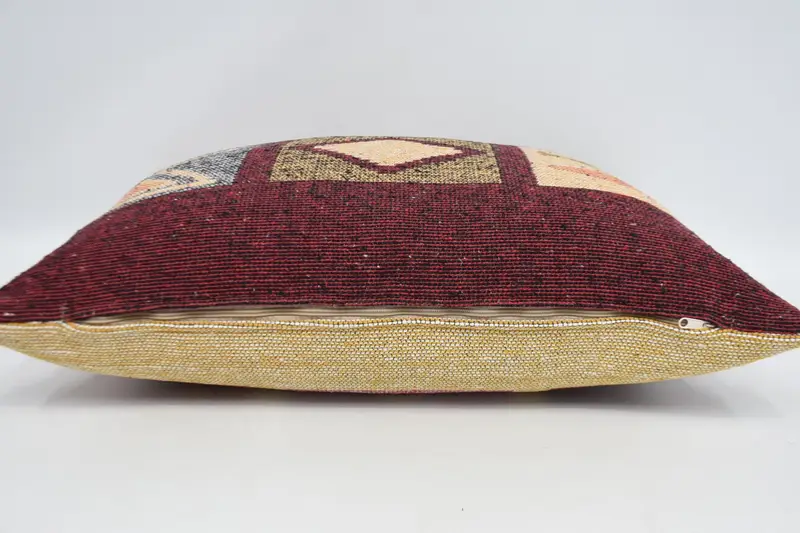 20x28 Red Cushion Case, Authentic Cushion Case, Southwestern Pillow, Cushion, Pillow for Couch, Home Decor Pillow, Boho Pillow Sham Cover - 6