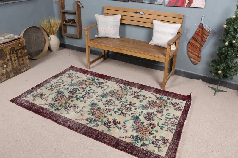 Kırmızı Ombré Halı, 112x192, Şık Modern Dekor