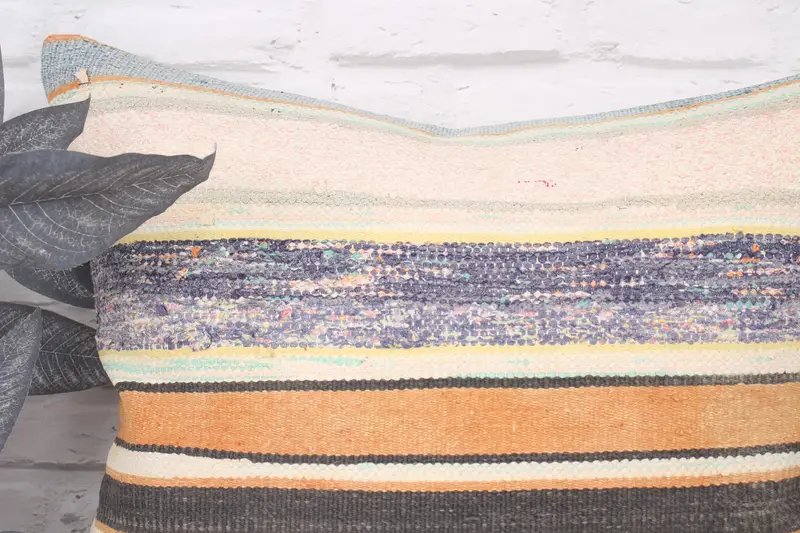 Handmade Kilim Cushion, Toss Pillow, Muted Pillow Case, Pillow Case, Antique Pillows, 20x20 Purple Pillow, Comfy Throw Cushion Case, Gift Pillow - 2