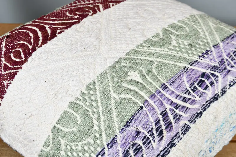 Pillow Sham, Kilim Cushion Sham, 16x16 Green Cushion, Vintage Kilim Throw Pillow, Wholesale Cushion Cover, Neutral Throw Cushion Cover, Gift Pillow - 4