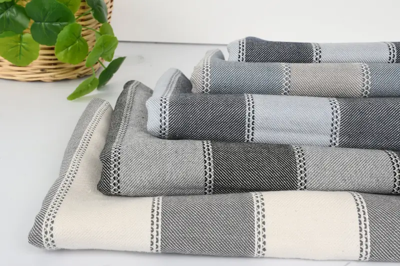 68x36 Cotton Striped Towel, Monogram Turkish Towel, Turkish towel, Handmade Gift, Scarf Towel, Spa Towel, Personalized Towel, Cute Beach Towel - 4