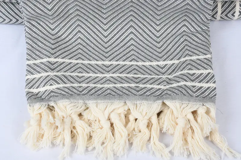 Boho Throw Blankets, Gift For The Home Decor, 96x70 Cotton Diamond Towel, Custom Beach Blanket, Bachelorette Party Favors, Decorative Blanket - 2