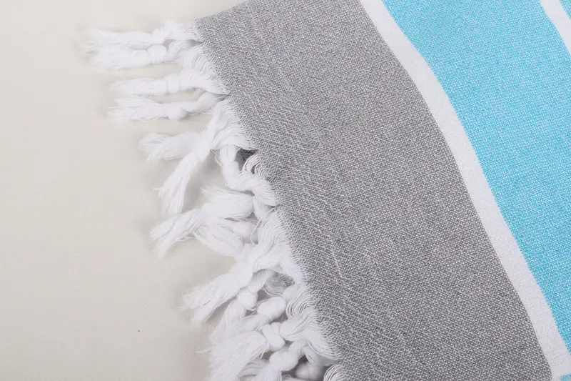 Travel Towel, Monogram Turkish Towel, Housewarming Gift, 68x40 Cotton Striped Terry Towel, Gift For Mom, Personalized Towel Gift, Beach Towel Bulk - 7