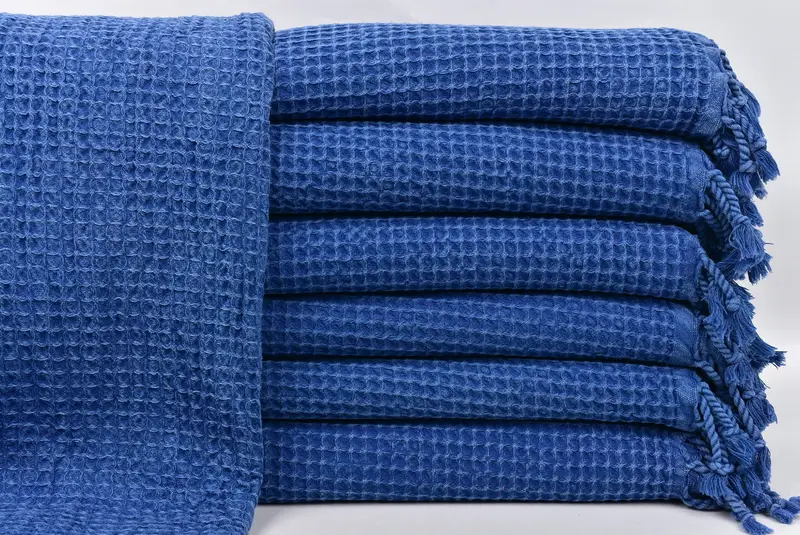 Custom Wedding Towel, 68x36 Cotton Waffle Towel, Peshtemal Towel, Bachelorette Party Gifts, Personalized Wedding Gift, Bridal Shower Gifts - 1