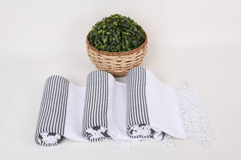 Turkish beach towel, Beach Towel Gift, Summer Towel, Custom Name Towel, Bachelor Party Gifts, Custom Wedding Gift, 70x40 Cotton Striped Towel - 8