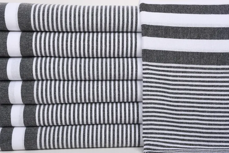 Turkish beach towel, Beach Towel Gift, Summer Towel, Custom Name Towel, Bachelor Party Gifts, Custom Wedding Gift, 70x40 Cotton Striped Towel - 1