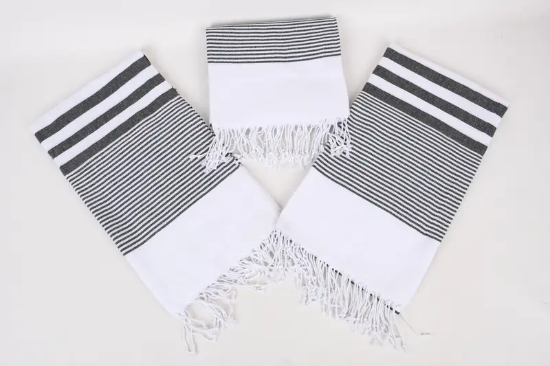 Turkish beach towel, Beach Towel Gift, Summer Towel, Custom Name Towel, Bachelor Party Gifts, Custom Wedding Gift, 70x40 Cotton Striped Towel - 6