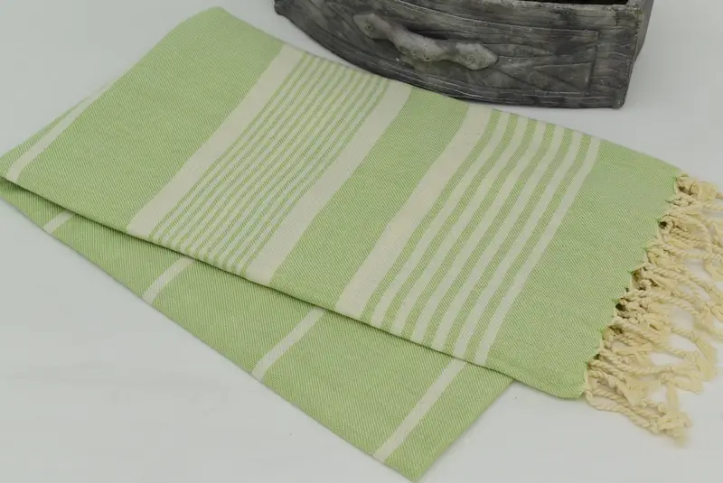 Luxury Turkish peshtemal beach towel, Bridal Shower Favors, Bridesmaid Gifts, Personalized Bridesmaid Gift, Gift For Mom, 68x38 Cotton Striped Towel - 1