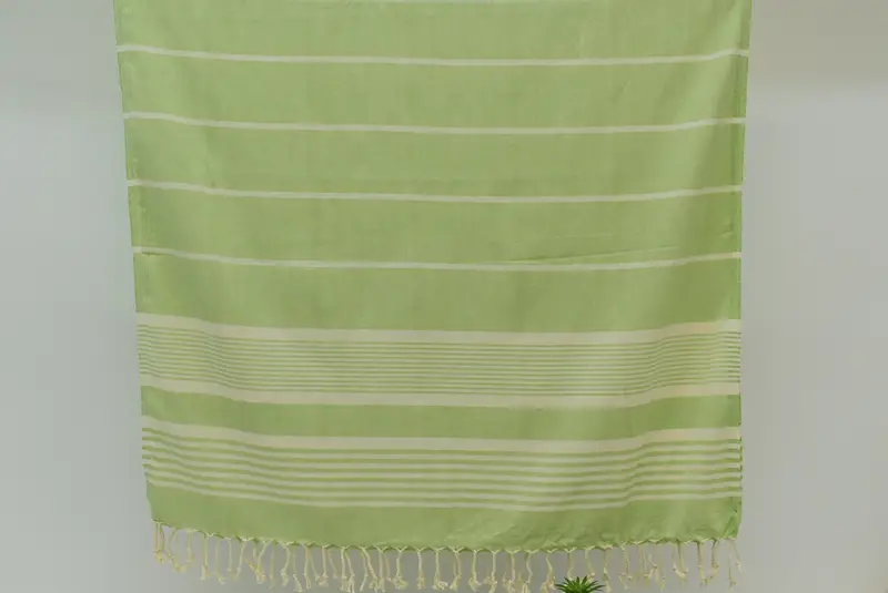 Luxury Turkish peshtemal beach towel, Bridal Shower Favors, Bridesmaid Gifts, Personalized Bridesmaid Gift, Gift For Mom, 68x38 Cotton Striped Towel - 6