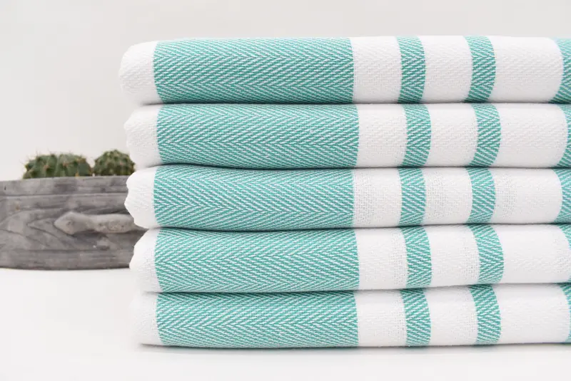 Summer Gift, 68x36 Cotton Chevron Towel, Halloween Gifts, Bachelorette Party Gifts Bridesmaids, Organic towel, Florida Bachelorette Party Favors - 2
