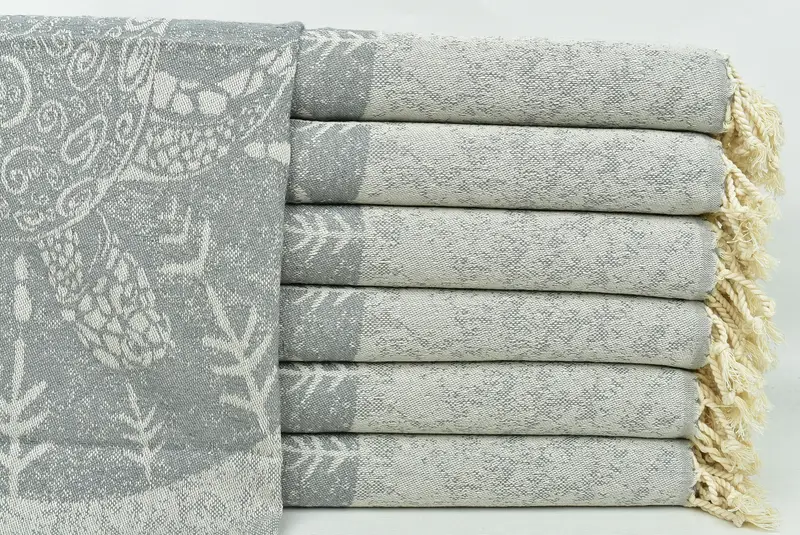 Holiday Towel, Turkish Towel Hand Towel, 36x18 Cotton Turtle Design Towel, Monogram Hand Towel, Bridesmaid Favors, Personalized Kitchen Towel - 1