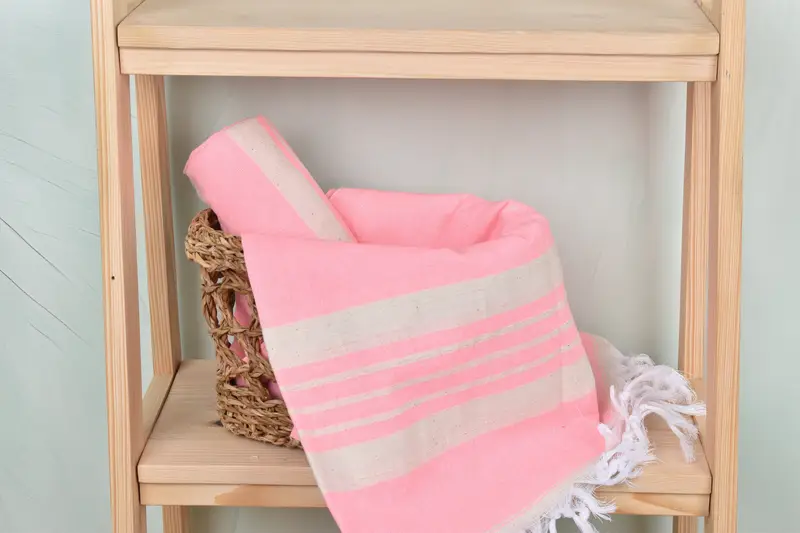 Personalized Beach Towel, Yoga Towel, Bachelor Towel, Hammam towel, Lightweight Turkish towel, 70x40 Cotton Striped Towel, Bachelor Party Favors - 4