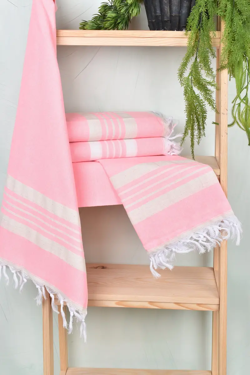 Personalized Beach Towel, Yoga Towel, Bachelor Towel, Hammam towel, Lightweight Turkish towel, 70x40 Cotton Striped Towel, Bachelor Party Favors - 6