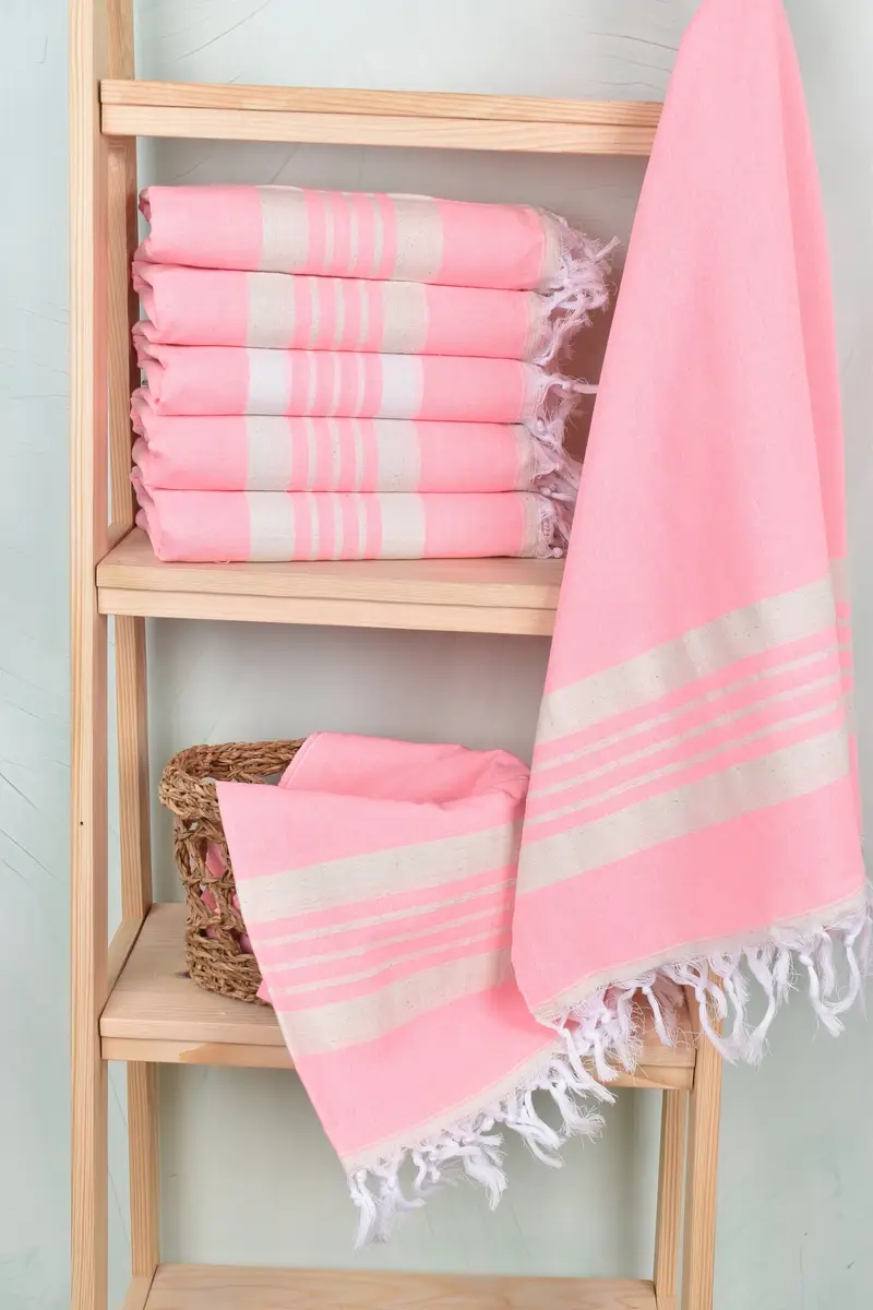 Personalized Beach Towel, Yoga Towel, Bachelor Towel, Hammam towel, Lightweight Turkish towel, 70x40 Cotton Striped Towel, Bachelor Party Favors - 3