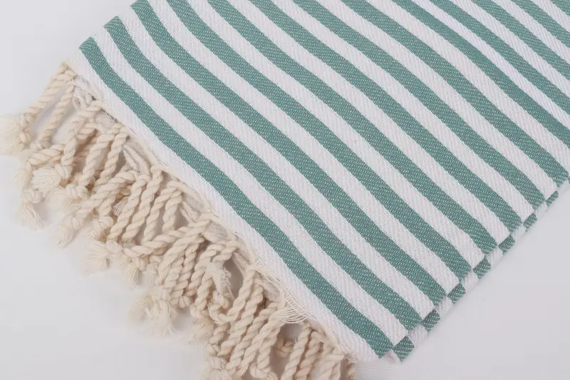 Best Friend Christmas Gift, Bachelorette Party Gifts Bridesmaids, Handmade Gift, 70x40 Cotton Striped Towel, Housewarming Gift, Peshtemal Towel - 7