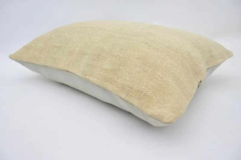 12x20 Beige Cushion Case, Vintage Kilim Pillow, Accent Pillow Case, Boho Throw Pillow Case, Pillow Cover, Boho Pillow, Antique Pillows - 5