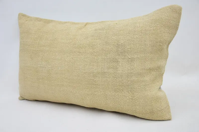 12x20 Beige Cushion Case, Vintage Kilim Pillow, Accent Pillow Case, Boho Throw Pillow Case, Pillow Cover, Boho Pillow, Antique Pillows - 3