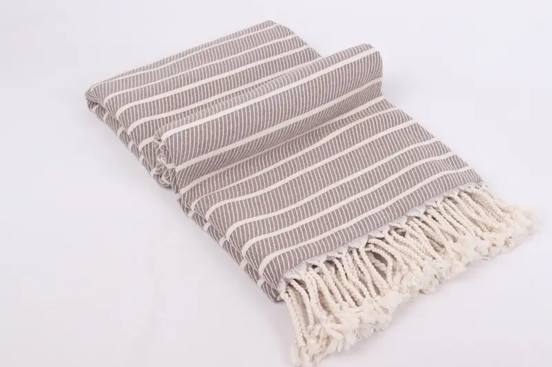 Wedding Gift For Bride, Bachelorette Favors Beach, Soft towel, Bridesmaid Gift, 70x40 Bamboo Striped Towel, Monogram Towels, Bachelorette Party Gift - 6
