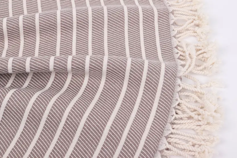 Wedding Gift For Bride, Bachelorette Favors Beach, Soft towel, Bridesmaid Gift, 70x40 Bamboo Striped Towel, Monogram Towels, Bachelorette Party Gift - 8