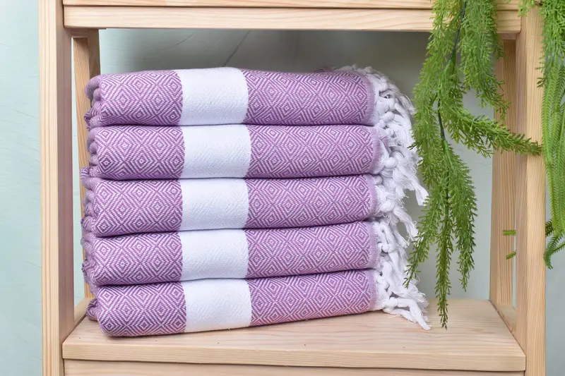 Large Turkish Towel, Towel With Name, House Warming Gift, Bachelorette Party Favors, 70x40 Cotton Diamond Towel, Personalized Wedding Gift - 2