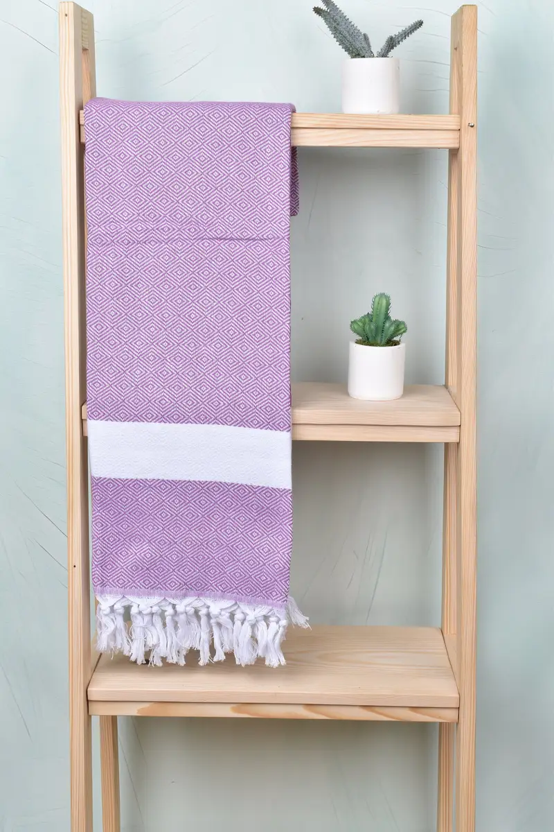 Large Turkish Towel, Towel With Name, House Warming Gift, Bachelorette Party Favors, 70x40 Cotton Diamond Towel, Personalized Wedding Gift - 8