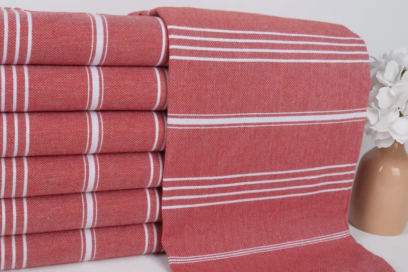 Kids Beach Towel, Organic Turkish towel, Quick-Dry Beach Towel, 70x40 Cotton Striped Towel, Quick-dry towel, Bathroom Towel, Bridemaids Beach Towel - 2