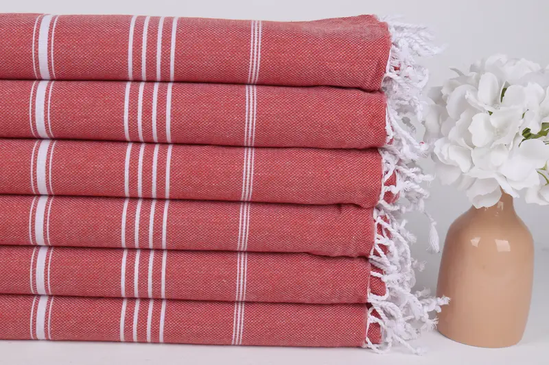 Kids Beach Towel, Organic Turkish towel, Quick-Dry Beach Towel, 70x40 Cotton Striped Towel, Quick-dry towel, Bathroom Towel, Bridemaids Beach Towel - 3