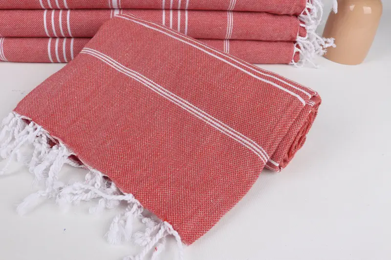 Kids Beach Towel, Organic Turkish towel, Quick-Dry Beach Towel, 70x40 Cotton Striped Towel, Quick-dry towel, Bathroom Towel, Bridemaids Beach Towel - 4