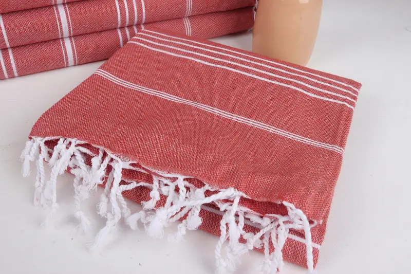 Kids Beach Towel, Organic Turkish towel, Quick-Dry Beach Towel, 70x40 Cotton Striped Towel, Quick-dry towel, Bathroom Towel, Bridemaids Beach Towel - 5