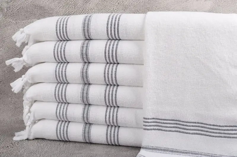 Personalized Dish Towel, Bachelorette Party Favors, Personalized Hand Towel, 40x18 Cotton Striped Terry Towel, Gifts For Him, Custom Hand Towel - 1