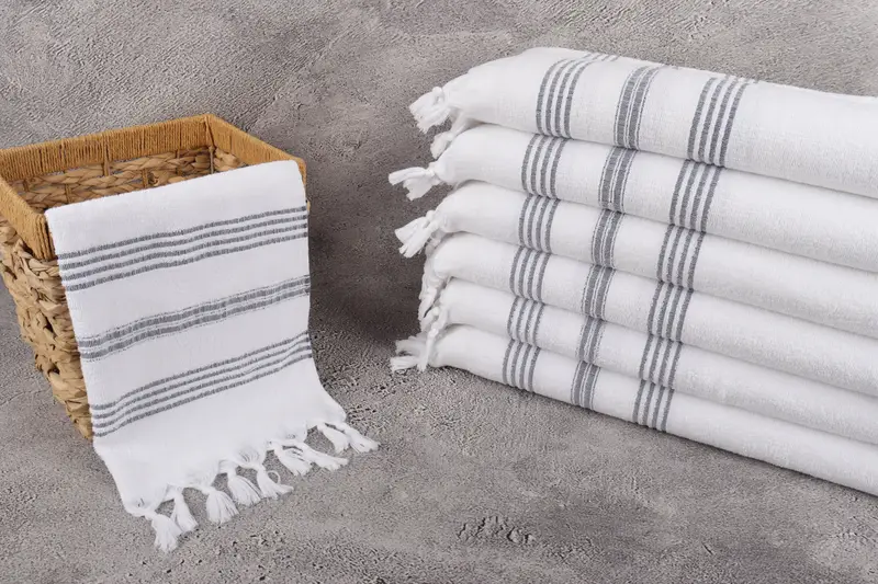 Personalized Dish Towel, Bachelorette Party Favors, Personalized Hand Towel, 40x18 Cotton Striped Terry Towel, Gifts For Him, Custom Hand Towel - 3