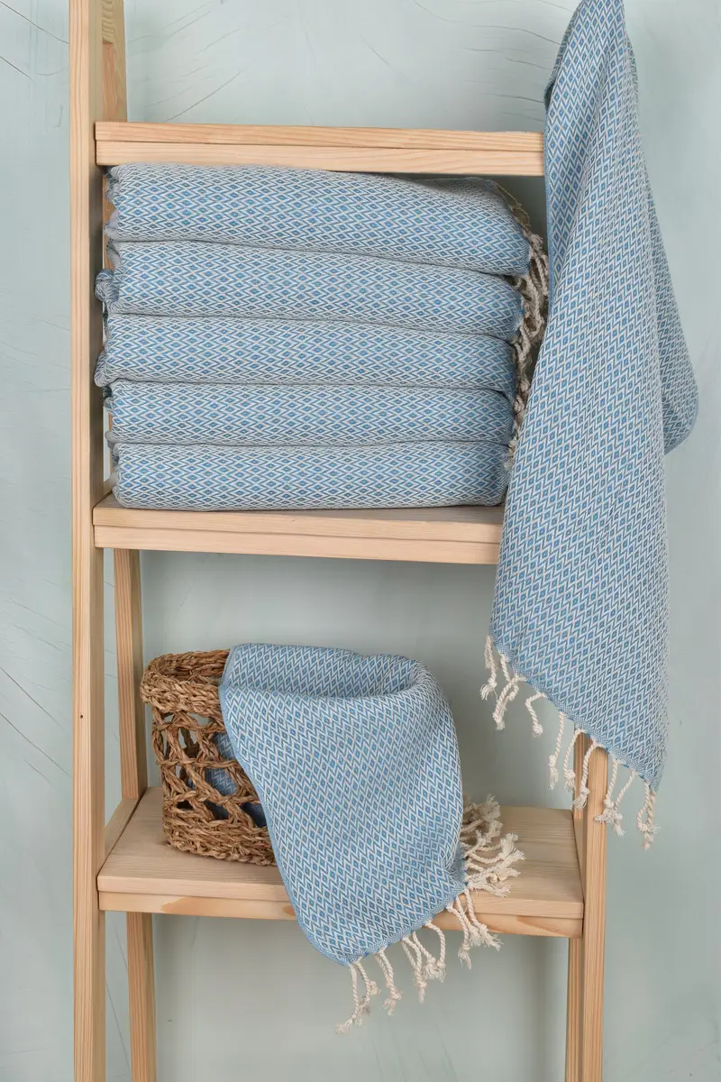 Gifts For Him, Custom Hand Towel, Bathroom Towels, Custom Turkish Towel, Wedding Gifts Towel, Personalized Gift, 40x20 Cotton Diamond Towel - 3