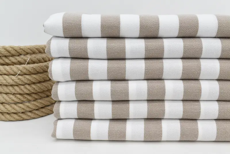Peshtemal Towel USA, Large Turkish Towel, 68x36 Cotton Striped Towel, Home Decor Towel, Bridemaids Beach Towel, Personalized Gift, Bachelor Gifts - 3