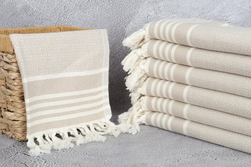 Personalized Gift, Beach Theme Wedding Gift, Gym Towel, Personalized Kitchen Towel, Wedding Gift, 32x16 Cotton Diamond Towel, Bridesmaid Gift Towel - 3